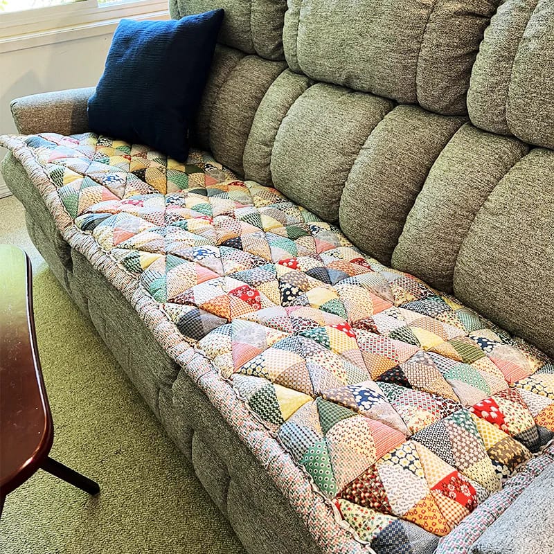 Customer photo review of Rainbow Sofa Cover
