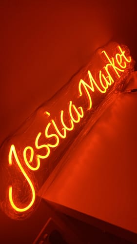 Customer photo review of Custom Neon Signs