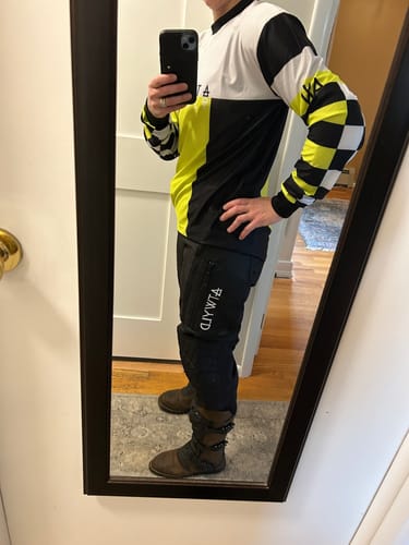 Customer photo review of Velocity Off-Road Adventure Pants
