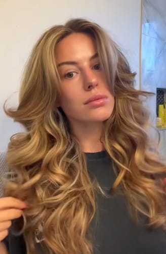 Customer photo review of GlamourCurls - hitzefreie Lockenwickler