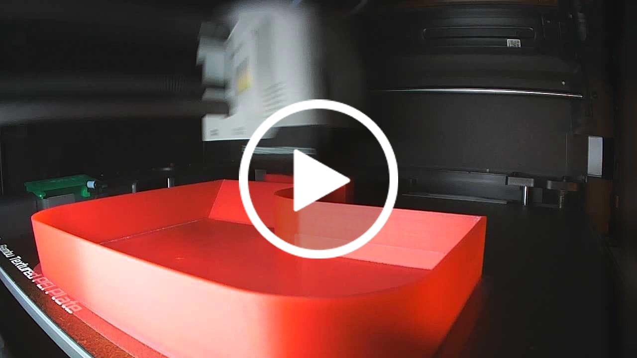 Customer video review of Candy Red PETG Filament 1.75mm