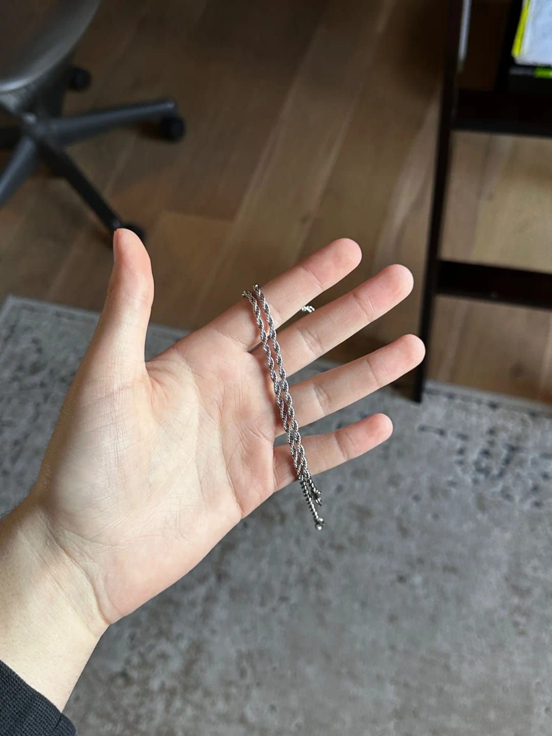 Customer photo review of 3mm Rope Chain - Gold