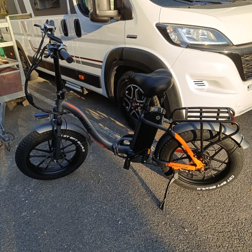 Customer photo review of Vakole Y20 Pro 20" Foldable Step-through Electric Fat Bike with 20Ah Samsung Battery Support APP
