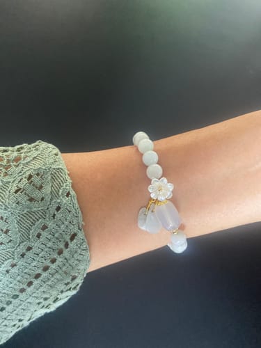 Customer photo review of Bracelet De Jade Pureté Et Harmonie