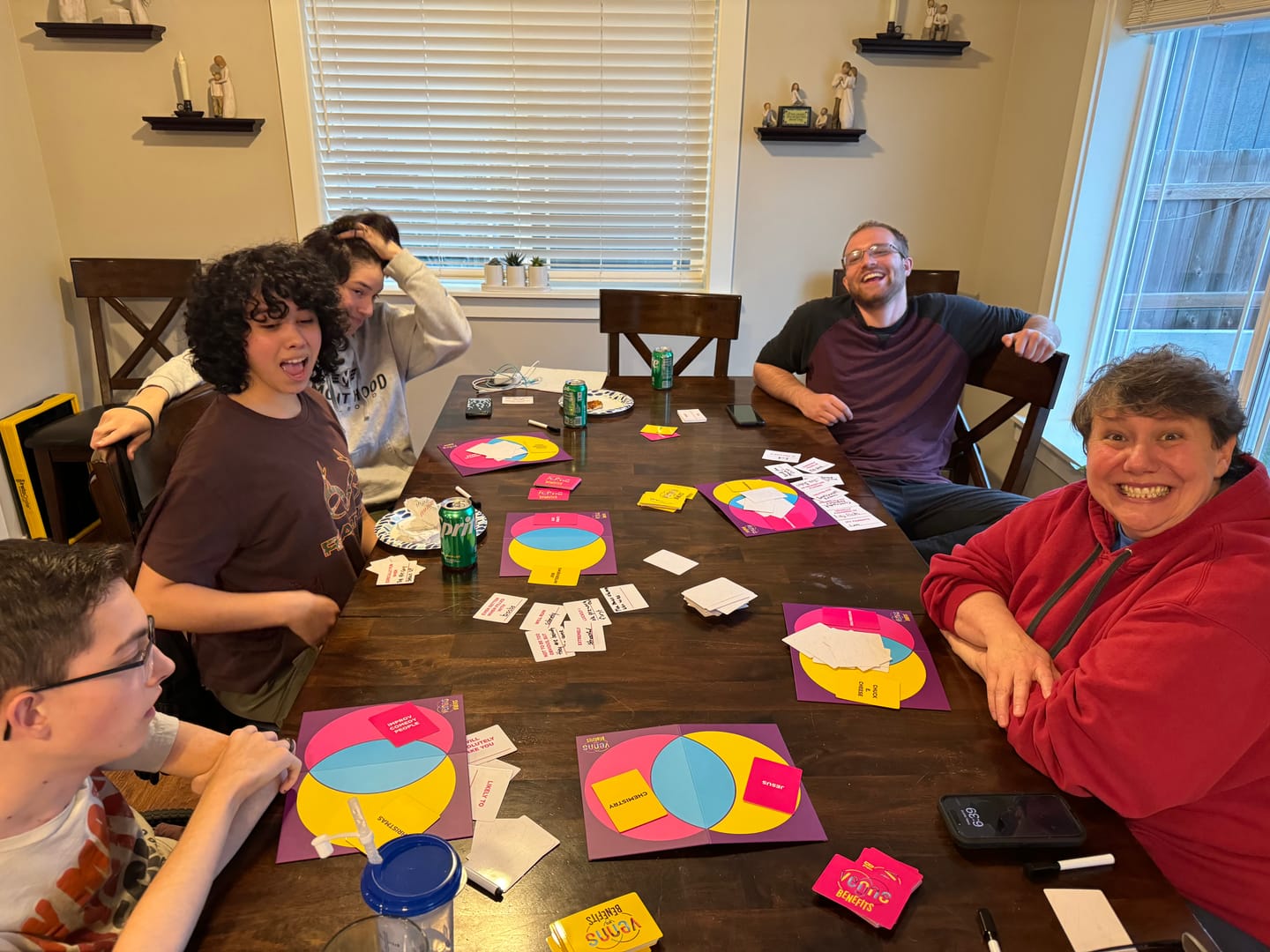 Customer photo review of Venns with Benefits: The Hilarious Venn Diagram Game