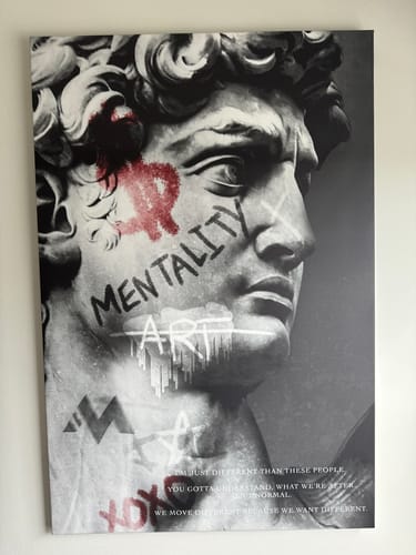 Customer photo review of Move Different - Canvas