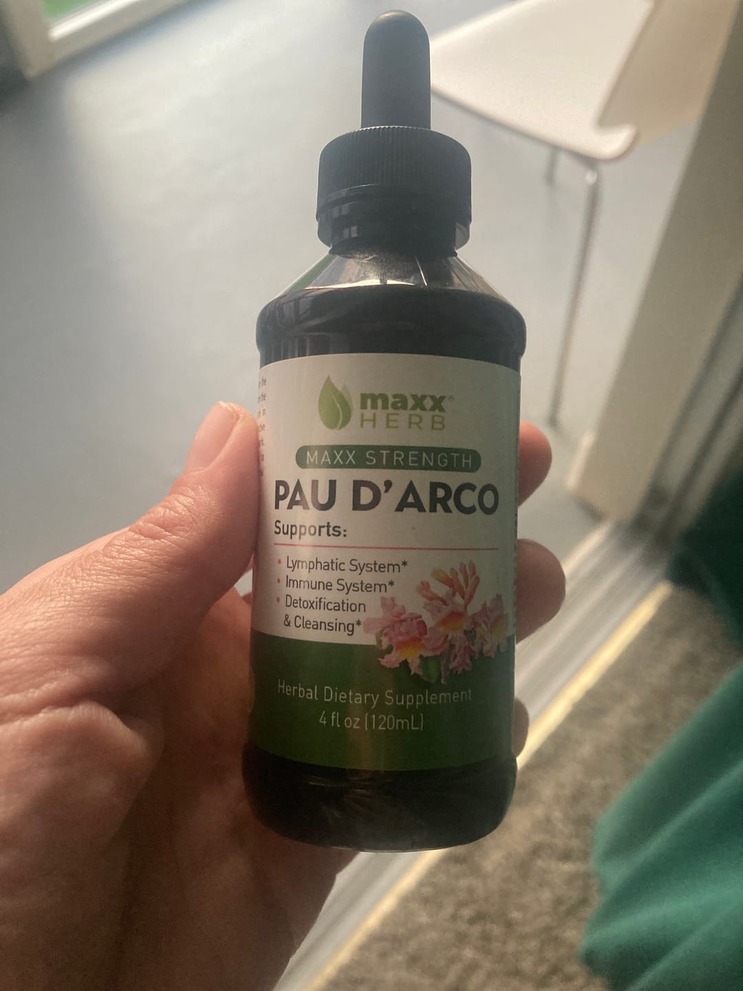 Customer photo review of Pau D’ Arco Extract - 4oz (60 Servings)