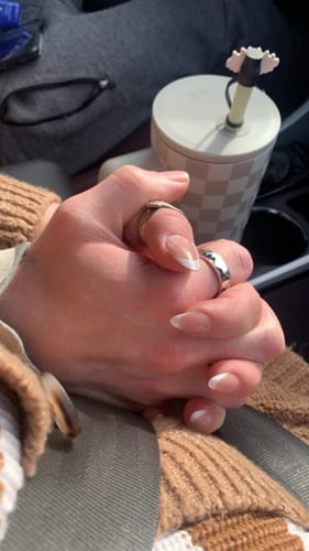 Customer photo review of Mountain Ring for Men Sterling Silver