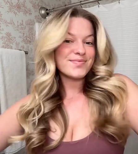 Customer photo review of GlamourCurls - hitzefreie Lockenwickler