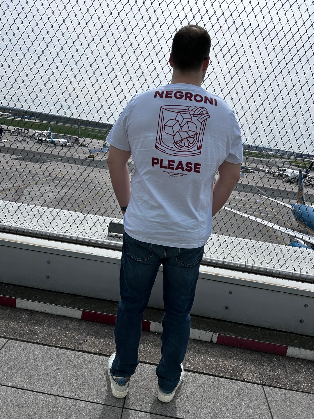 Customer photo review of The Negroni Pls. Organic T-shirt