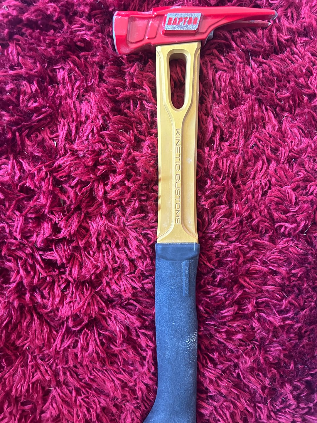 Customer photo review of Kinetic Customs | Raptor Aluminium Hammer Handle