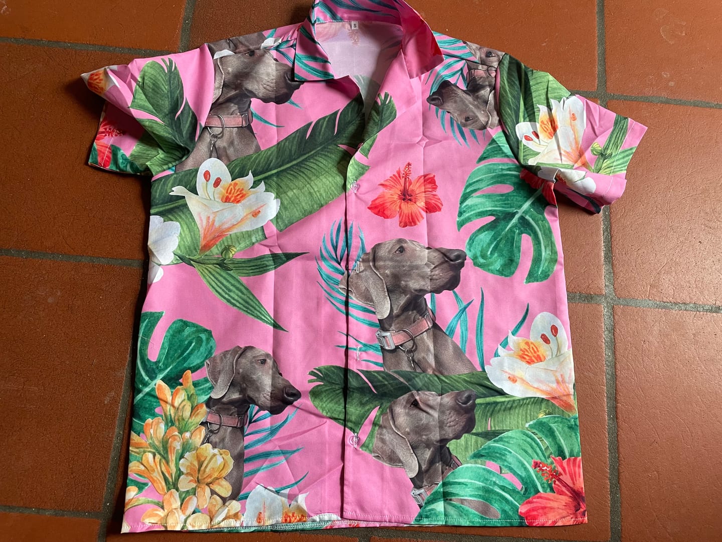 Customer photo review of La tua foto - Camicia hawaiana personalizzata