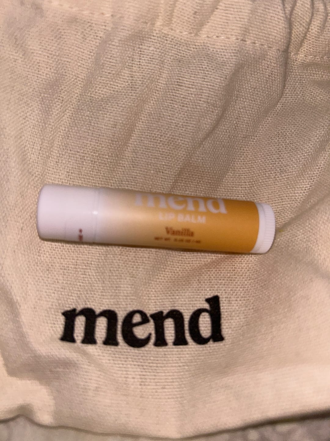 Customer photo review of Vanilla Lip Balm