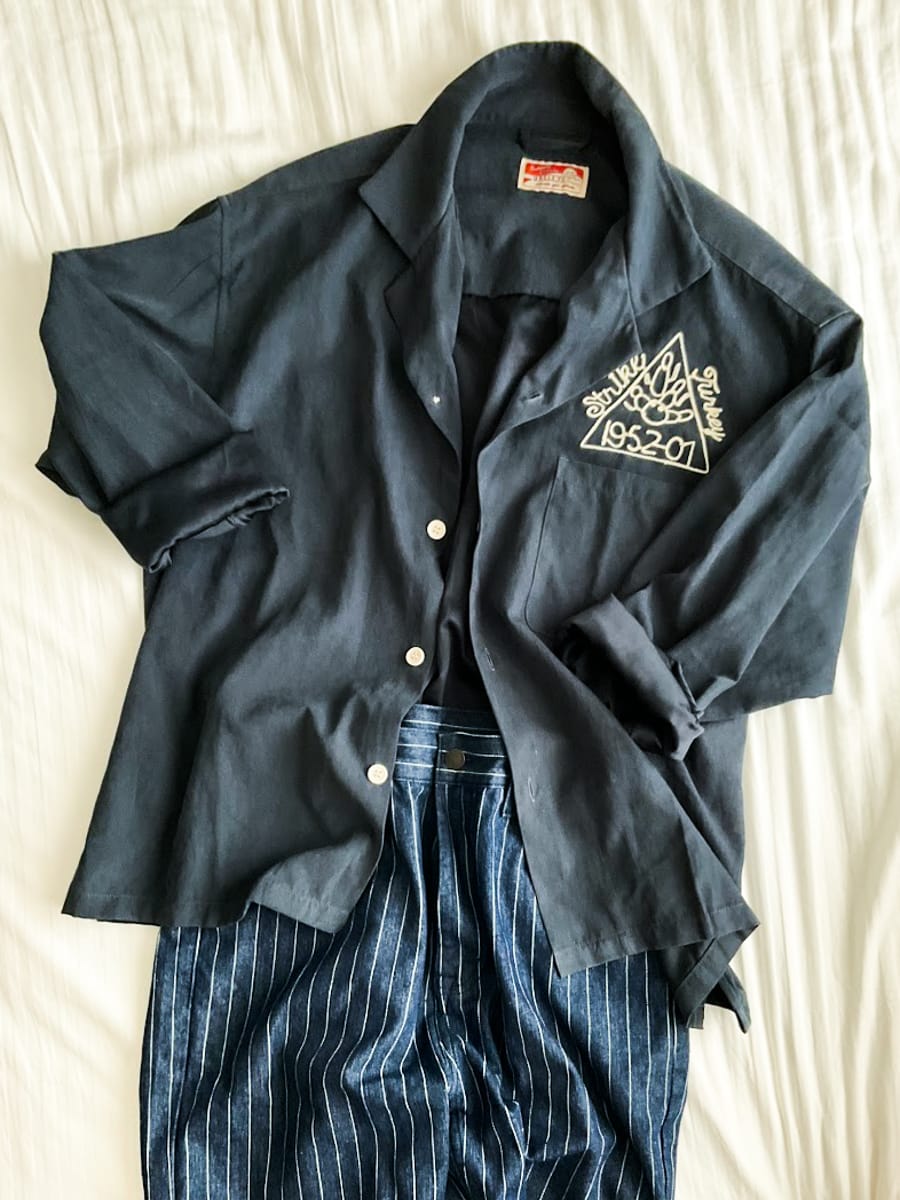 Customer photo review of ボウリング キューバ カラー シャツ