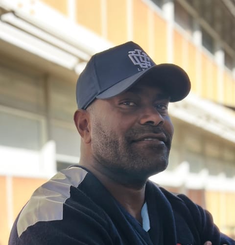 Simione R. review of LVCO "Blk on Blk" A-Frame Snapback image 1 out of 1