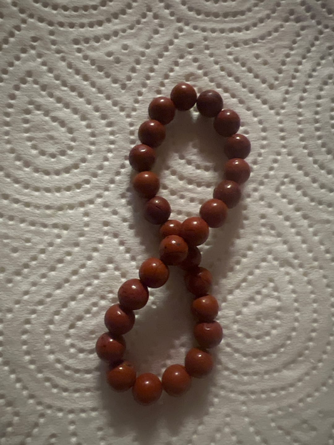 Customer photo review of Bracelet "Énergie Vitale" en Jaspe Rouge