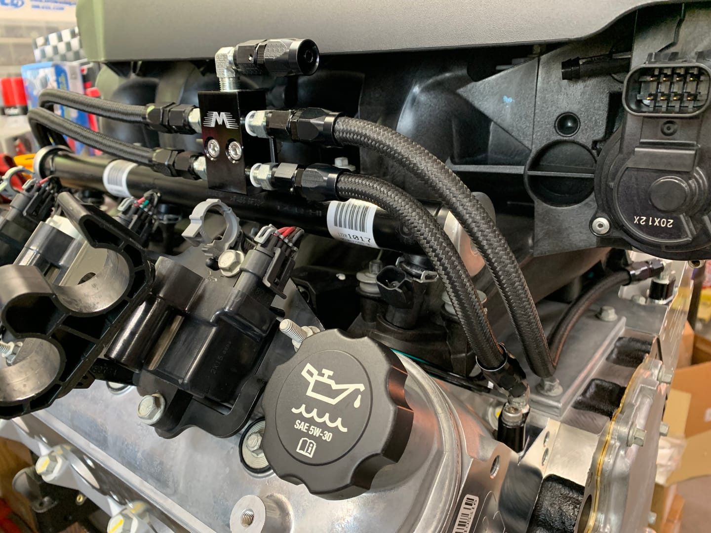 Customer photo review of Motion Raceworks LS DIY Steam Vent Coolant Crossover Kit 10-10007