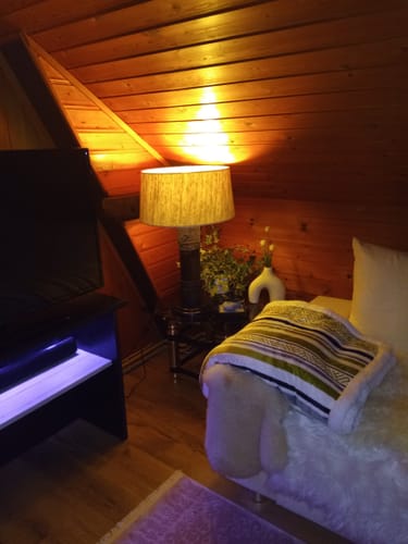 Customer photo review of Tischlampe Bambus TROPICANA Negra