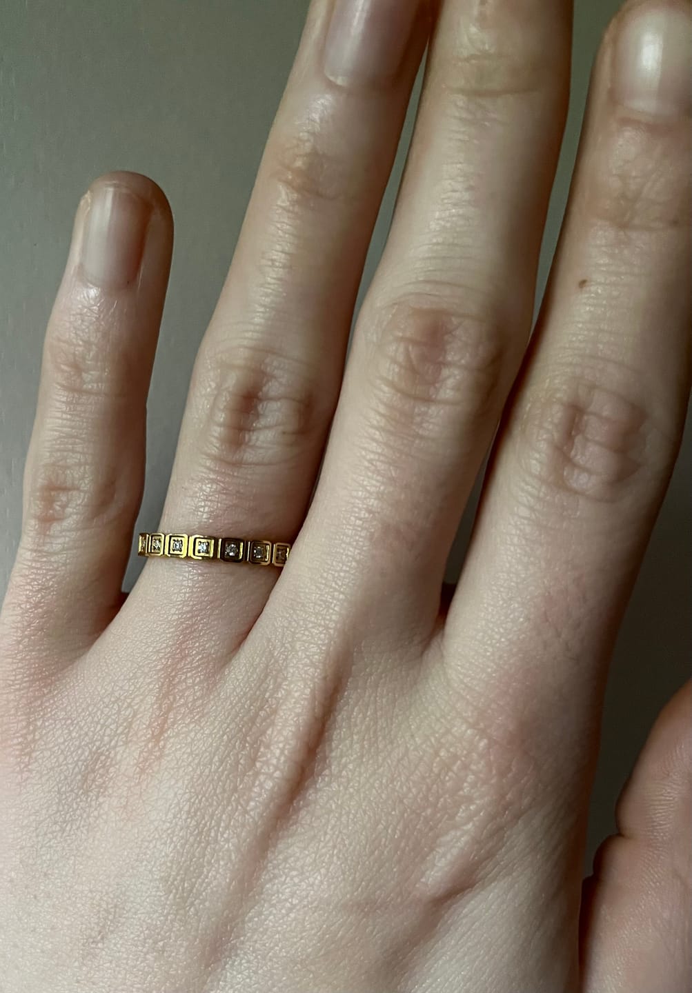 Customer photo review of Nisma Ring | 18K vergoldet