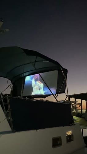 Customer photo review of MovieHub™ Ultra HD Projector + FREE Projector Screen