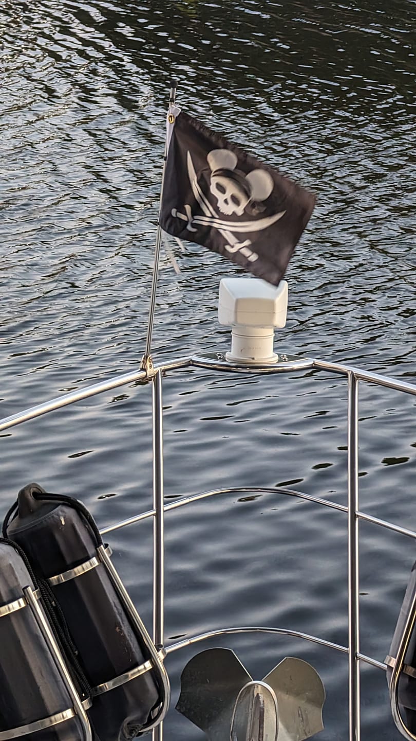 Customer photo review of Custom Boat Flags