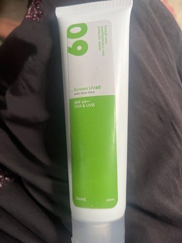 Customer photo review of Screen UV60 w/ Aloe Vera (SPF 60)