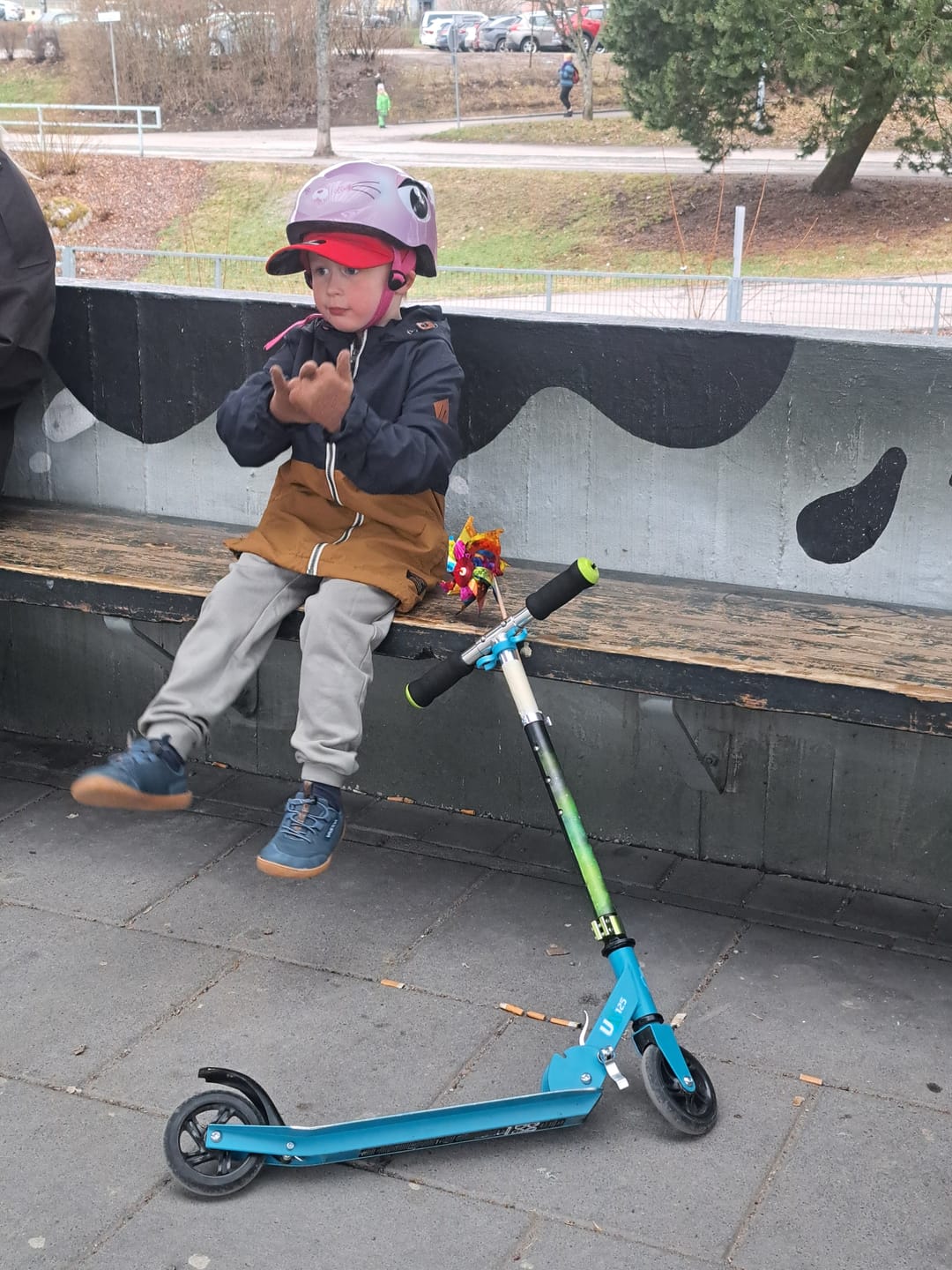 Customer photo review of Vaistoa Kiva lasten paljasjalkatennarit