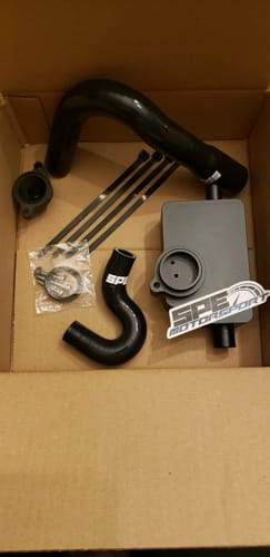 Customer photo review of SPE Motorsport 2011+ 6.7L Powerstroke Recirculating CCV Kit