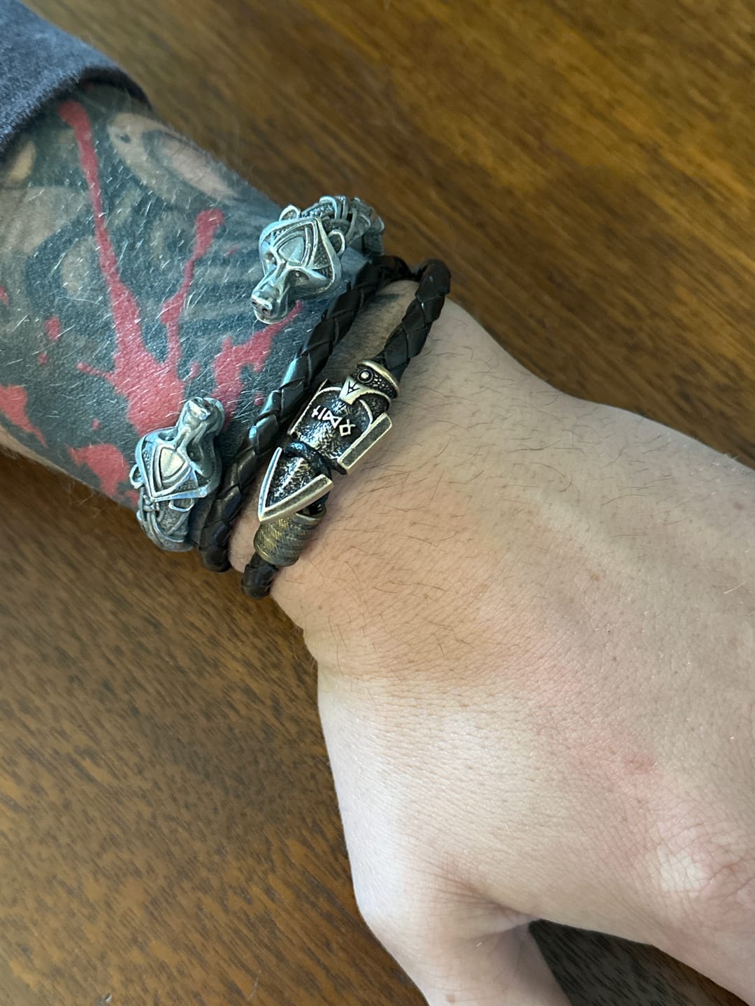 Customer photo review of Odin's Spear Gungnir Wristband