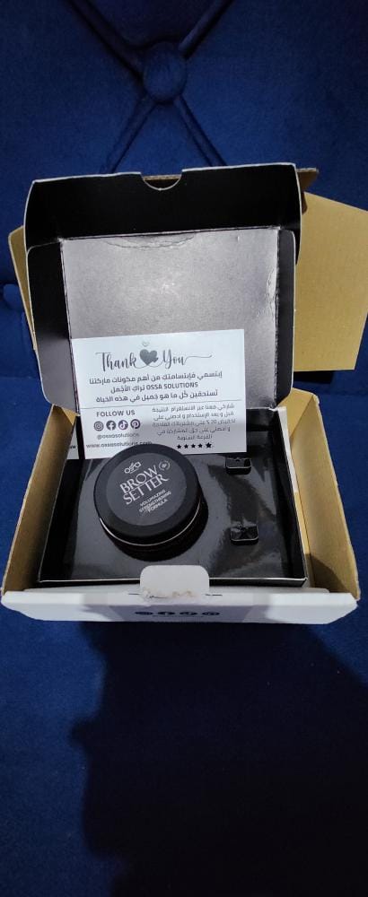 Customer photo review of BROW SETTER - 50 ML