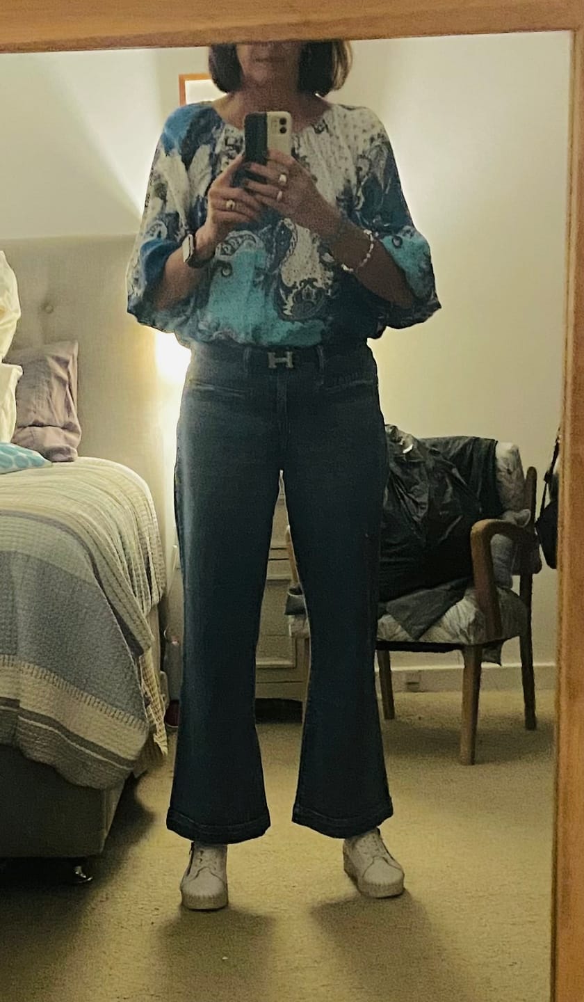 Customer photo review of Freya Jeans - Waterfall