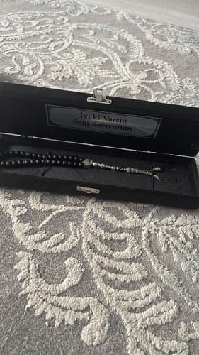 Customer photo review of Tesbih aus Naturstein mit Box