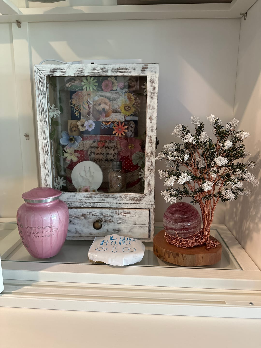 Customer photo review of Crepe Myrtle Tree Of Life with Sparkle Orb
