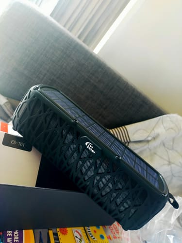 Customer photo review of Solar Bluetooth Speaker / with Power-bank Function
