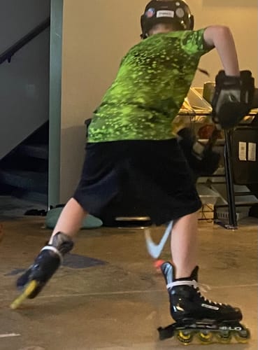 Customer photo review of Bauer RS Junior Roller Skates