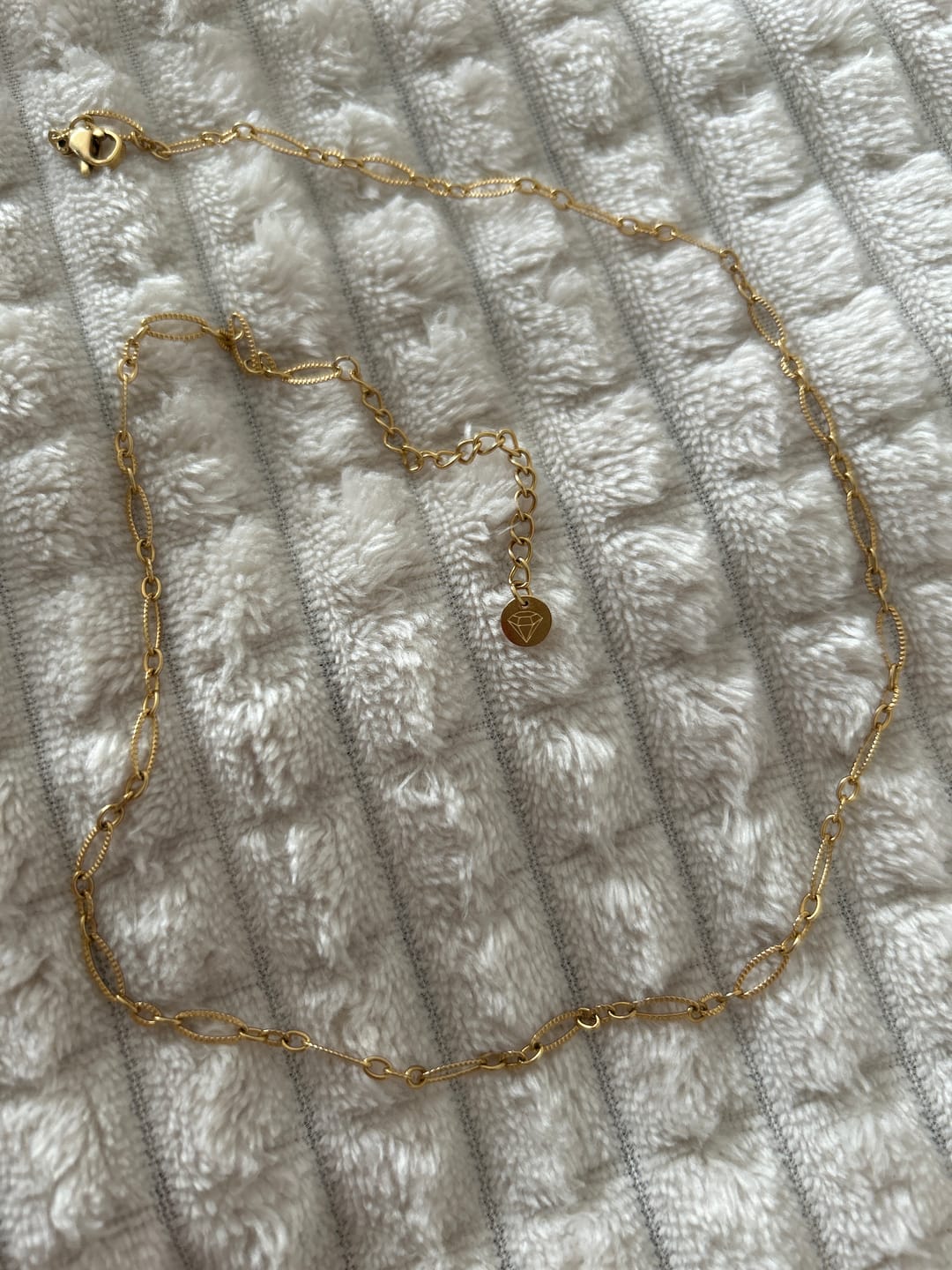 Customer photo review of Smooth Chain Halskette | 18K vergoldet