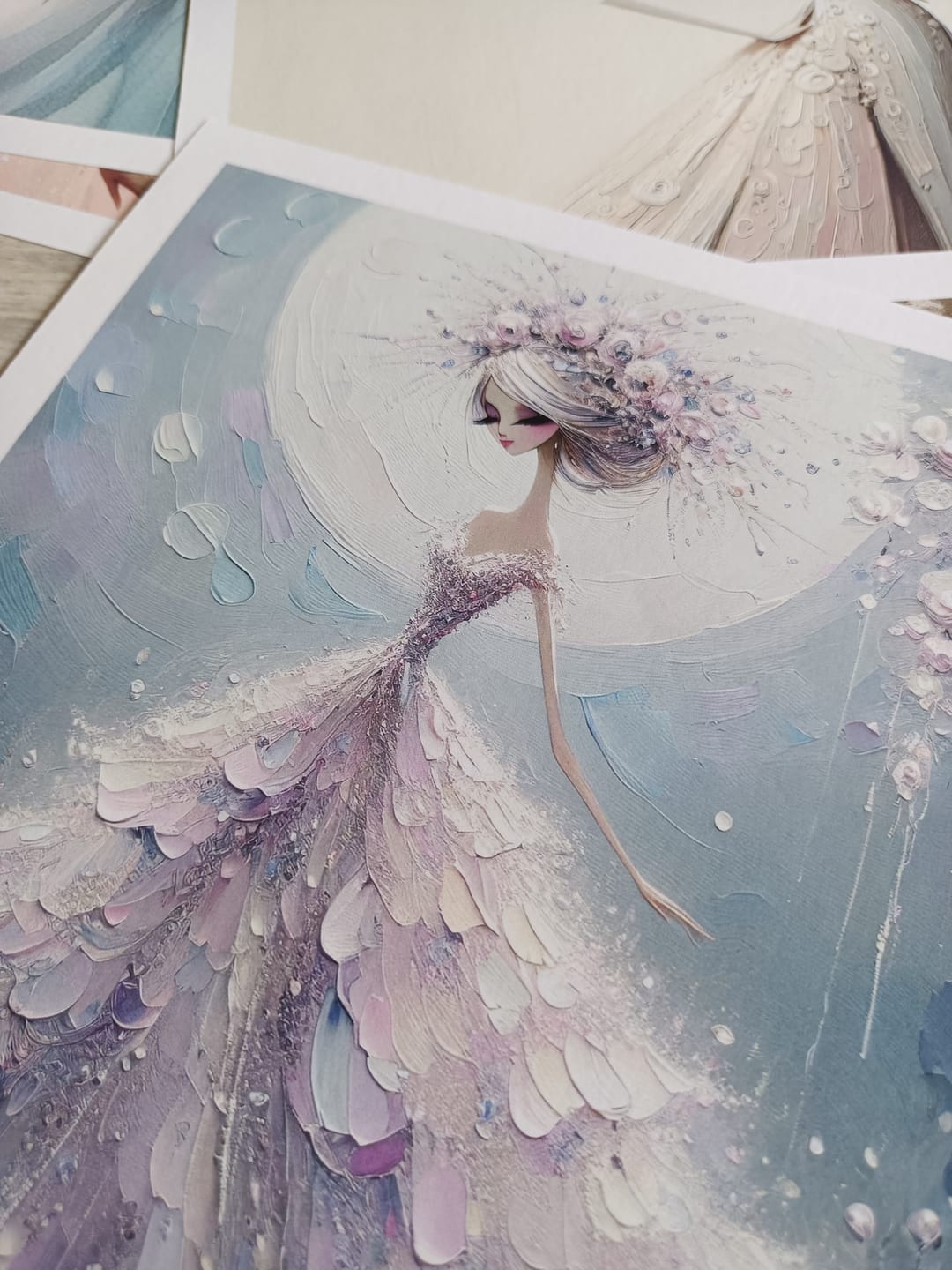Customer photo review of Square Giclée Art Print