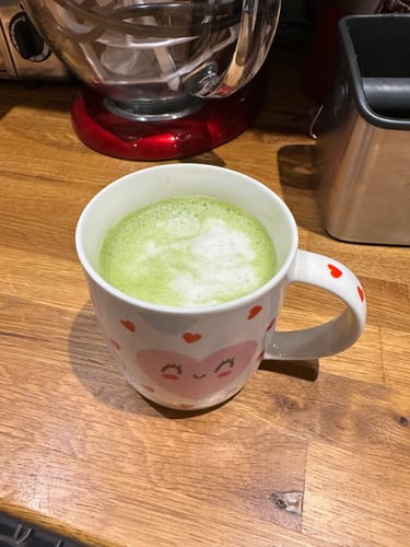 Customer photo review of Premium Ceremonial Matcha 100g