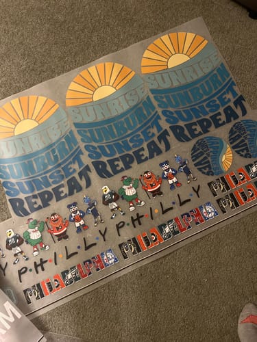 Customer photo review of BUILD YOUR OWN GANG SHEET