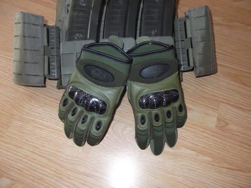 Customer photo review of Tactical Carbon Einsatzhandschuh - OLIV