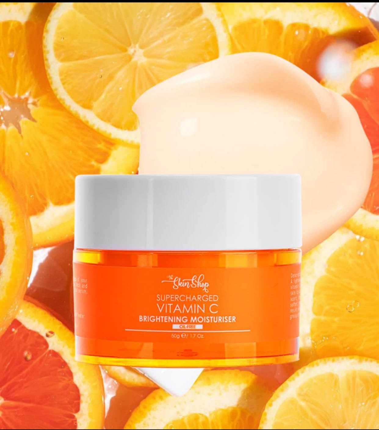 Customer photo review of Supercharged Vitamin C Brightening Moisturiser