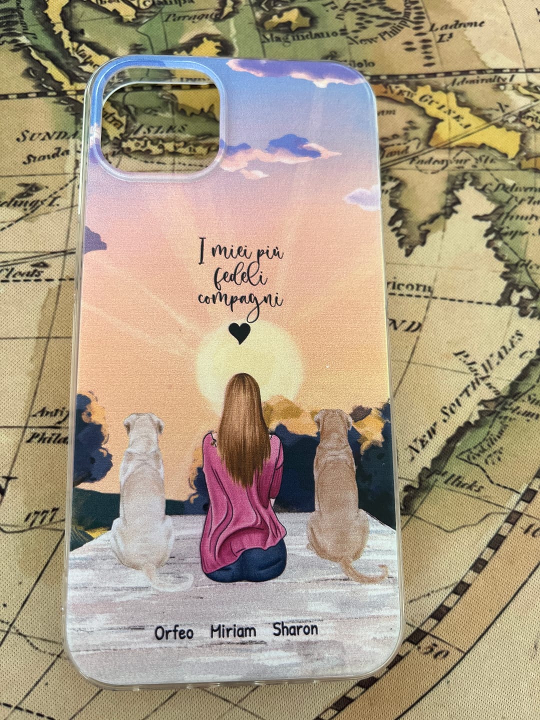 Customer photo review of Insieme al mio animale domestico – Custodia per il telefono personalizzata
