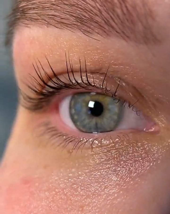 Customer photo review of LASH AND BROW LIFT 3 STEP SYSTEM