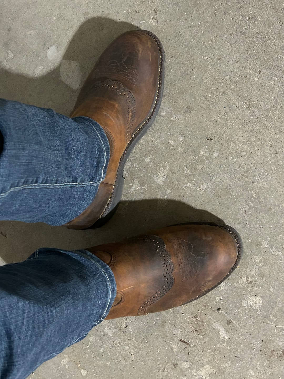 Customer photo review of Boulet Men's Work Boot 13" CSA Steel Toe 4374