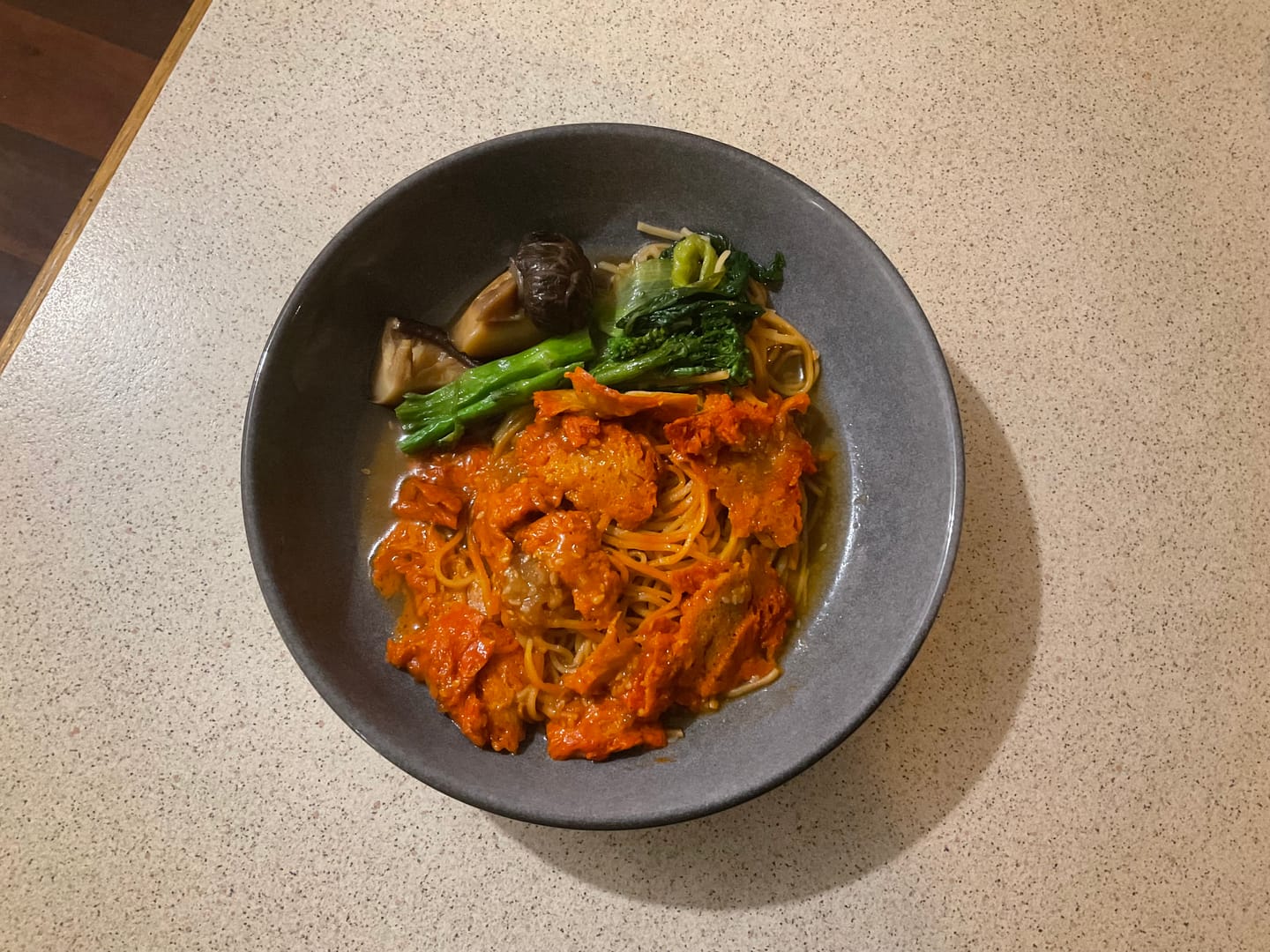 Customer photo review of Plant-based BBQ Pork Noodle