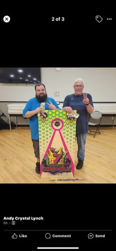 Customer photo review of 2024 Fire Hyper-Drip Cornhole Bags - Set of 4