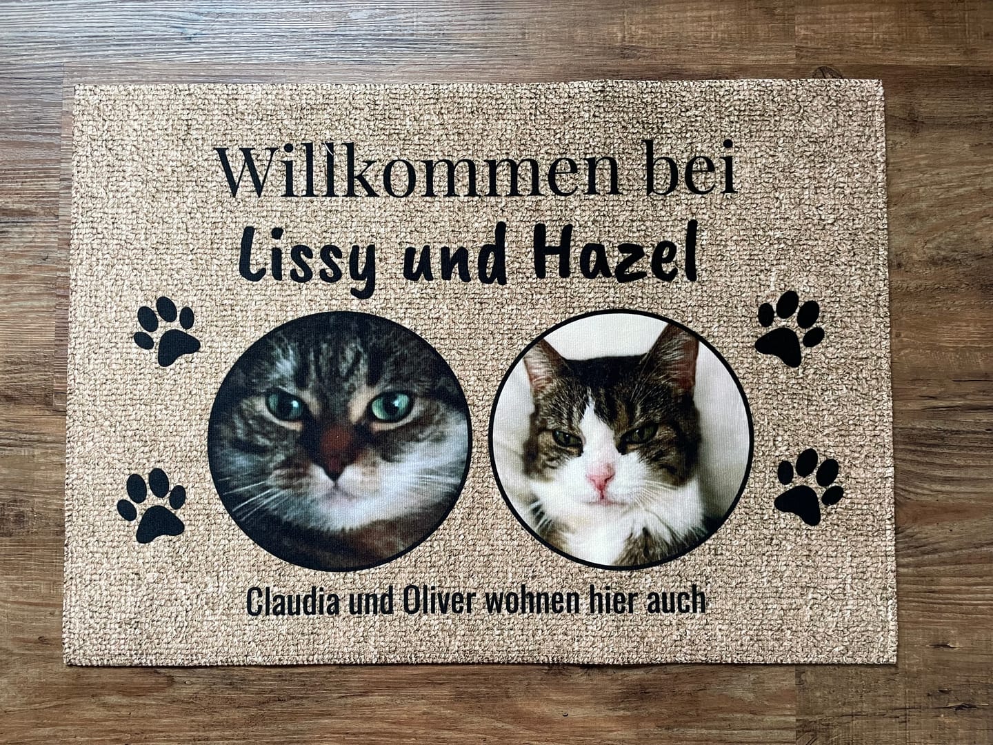 Customer photo review of Eigenes Foto - Individuelle Fußmatte