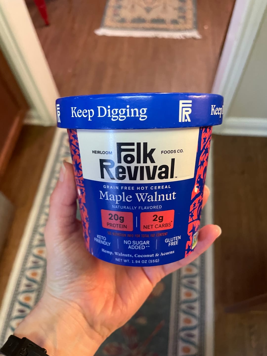 Customer photo review of Hot Cereal Cups