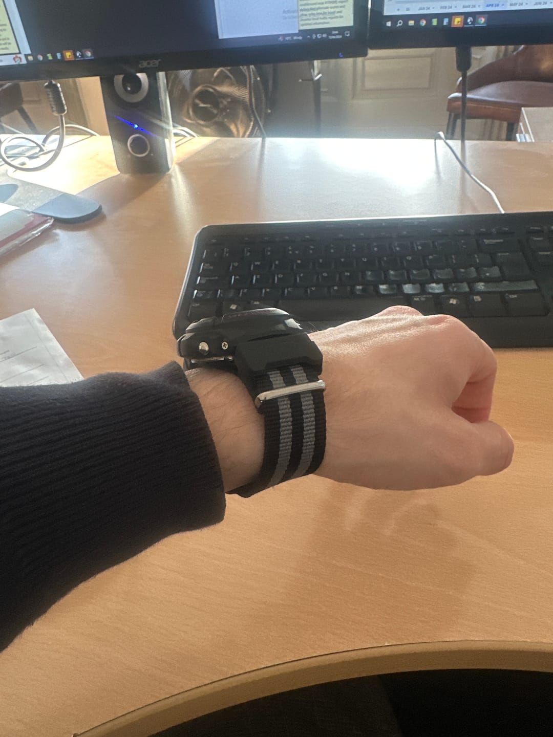 Customer photo review of Classic Military Style Strap for G-Shock Watch