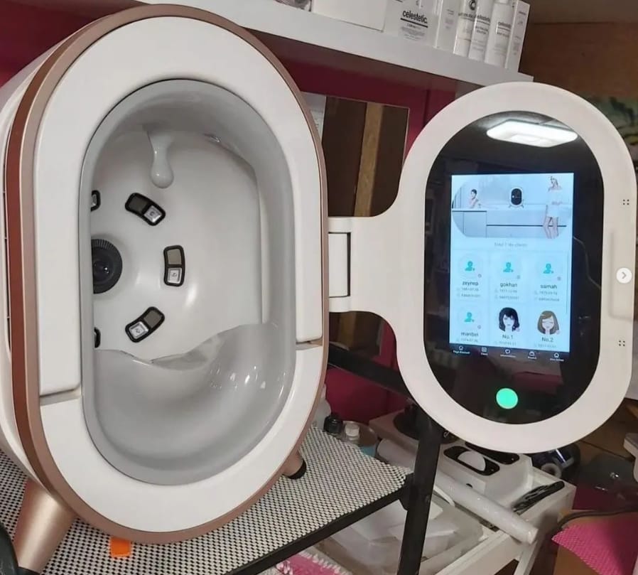 Customer photo review of Skin Analysis Machine M9